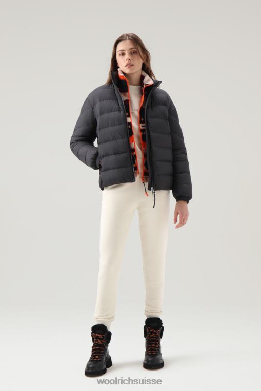 doudoune en microfibre ellis noir vêtements femmes Woolrich 2FX2J296