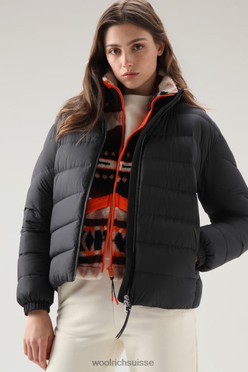 doudoune en microfibre ellis noir vêtements femmes Woolrich 2FX2J296