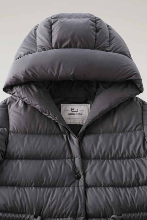 doudoune longue en microfibre ellis noir vêtements femmes Woolrich 2FX2J304