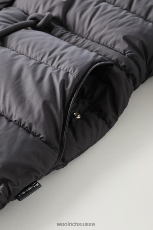 doudoune longue en microfibre ellis noir vêtements femmes Woolrich 2FX2J304