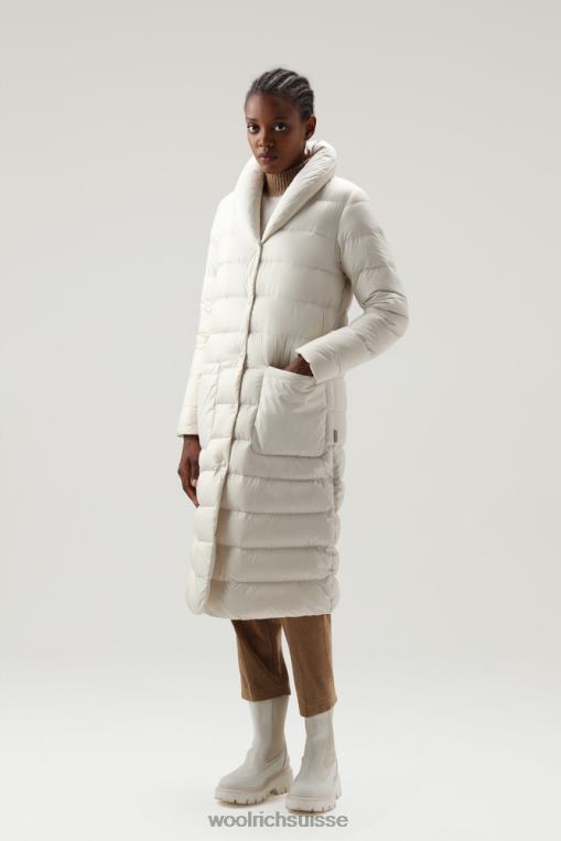 manteau matelassé en microfibre ellis crème lactée vêtements femmes Woolrich 2FX2J300