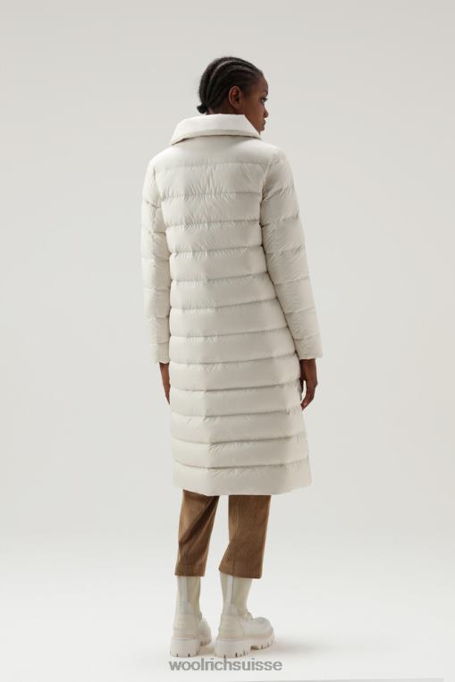 manteau matelassé en microfibre ellis crème lactée vêtements femmes Woolrich 2FX2J300