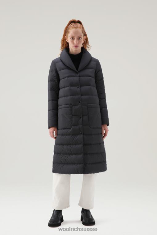 manteau matelassé en microfibre ellis noir vêtements femmes Woolrich 2FX2J294