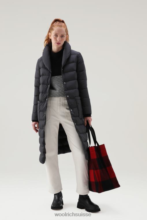 manteau matelassé en microfibre ellis noir vêtements femmes Woolrich 2FX2J294