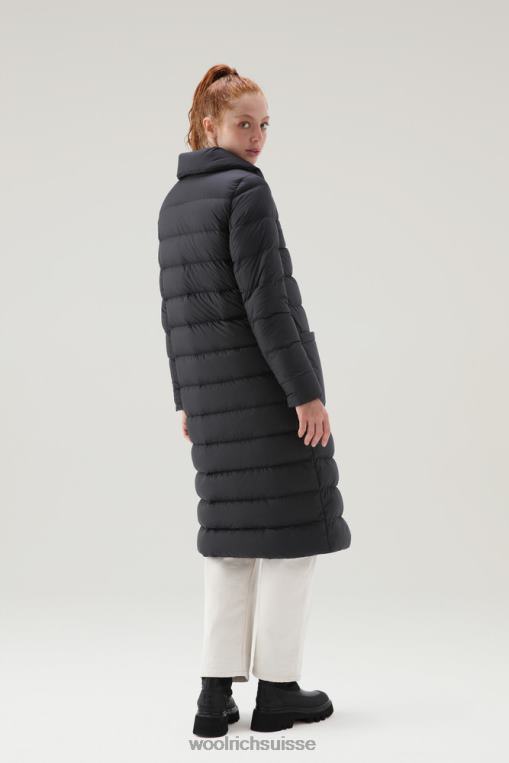 manteau matelassé en microfibre ellis noir vêtements femmes Woolrich 2FX2J294