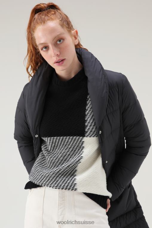 manteau matelassé en microfibre ellis noir vêtements femmes Woolrich 2FX2J294