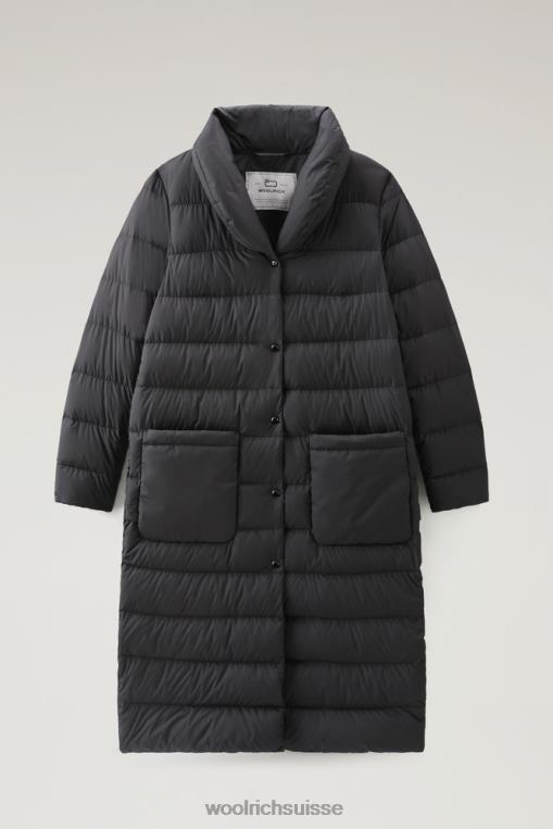 manteau matelassé en microfibre ellis noir vêtements femmes Woolrich 2FX2J294