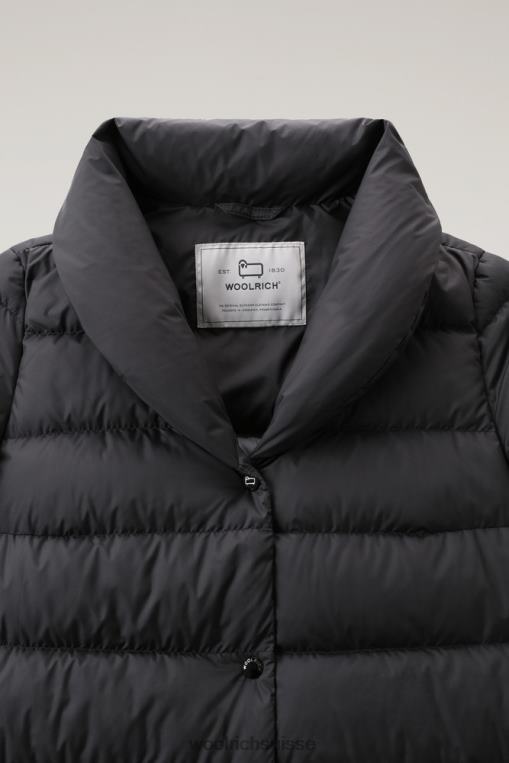 manteau matelassé en microfibre ellis noir vêtements femmes Woolrich 2FX2J294