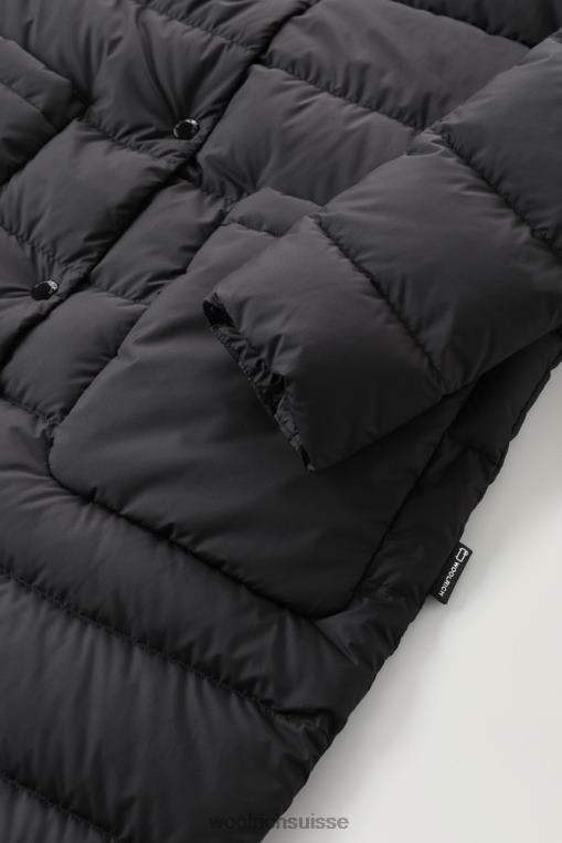 manteau matelassé en microfibre ellis noir vêtements femmes Woolrich 2FX2J294