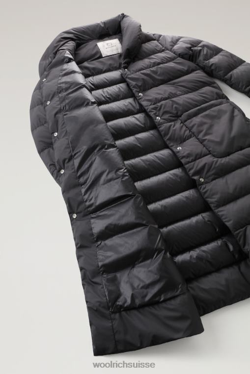 manteau matelassé en microfibre ellis noir vêtements femmes Woolrich 2FX2J294