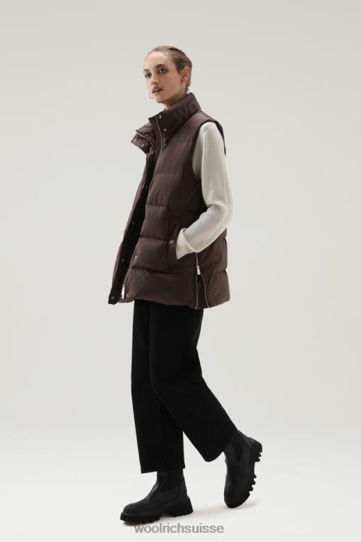 gilet matelassé alsea sol brun vêtements femmes Woolrich 2FX2J319