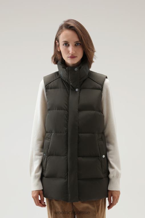 gilet matelassé alsea vert foncé vêtements femmes Woolrich 2FX2J320