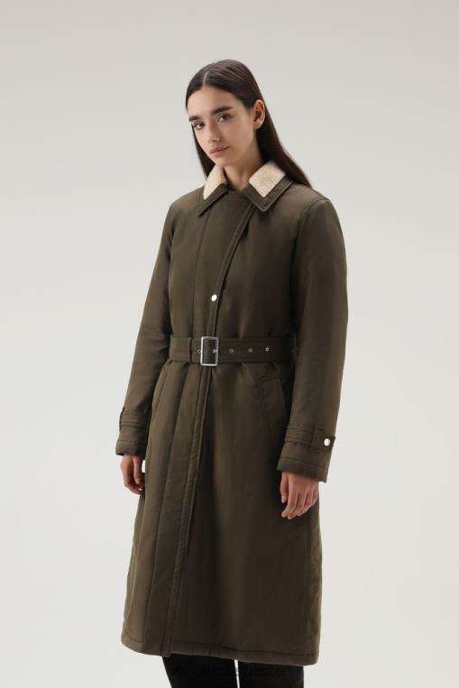 manteau latimore avec rembourrage primaloft vert foncé vêtements femmes Woolrich 2FX2J234
