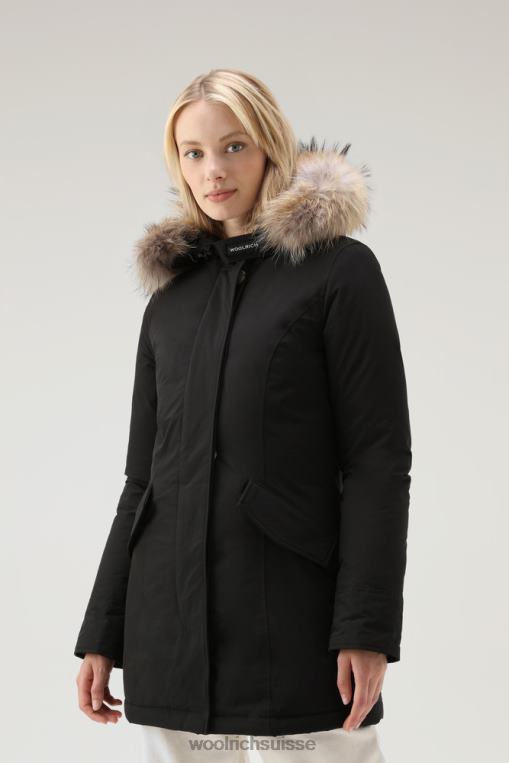 parka arctique au toucher urbain avec fourrure amovible noir vêtements femmes Woolrich 2FX2J276