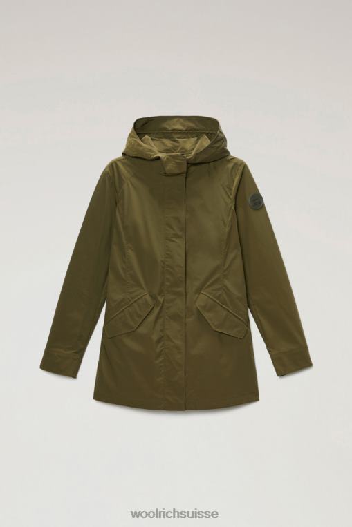 parka d'été en touche urbaine vert foncé vêtements femmes Woolrich 2FX2J171