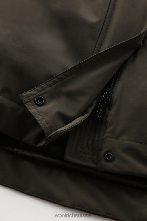 parka militaire longue 3 en 1 vert foncé vêtements femmes Woolrich 2FX2J297
