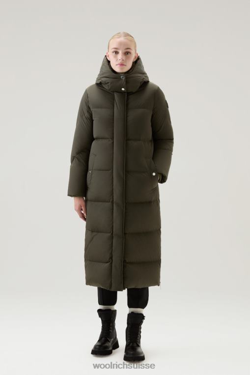 parka longue aurore vert foncé vêtements femmes Woolrich 2FX2J208