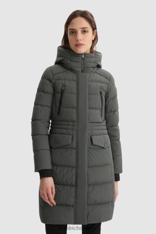 parka longue tacony gore-tex infinium ombre grise vêtements femmes Woolrich 2FX2J355