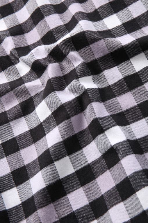 chemise traditionnelle en flanelle à carreaux buffle lilas noir vêtements femmes Woolrich 2FX2J305