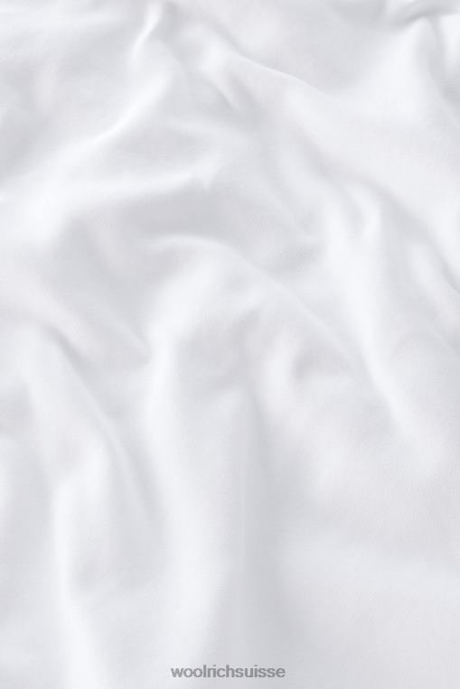 sweat à capuche en pur coton avec logo brodé blanc brillant vêtements femmes Woolrich 2FX2J331