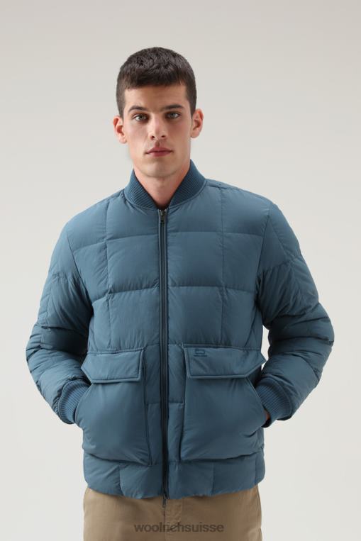 Bomber tout-terrain Heritage en nylon Taslan lac bleu vêtements Hommes Woolrich 2FX2J645