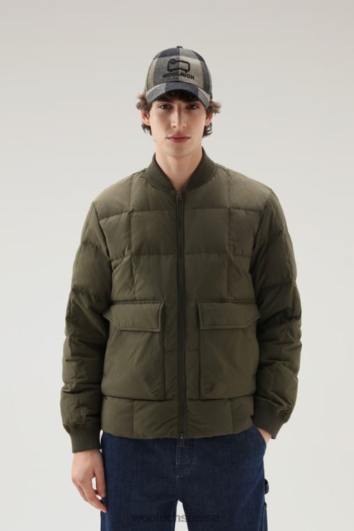Bomber tout-terrain Heritage en nylon Taslan vert foncé vêtements Hommes Woolrich 2FX2J732