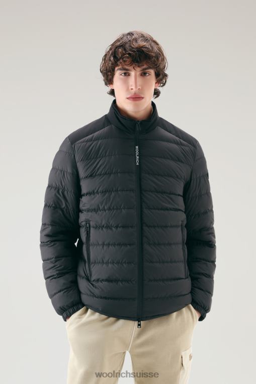 doudoune légère bering tech en microfibre noir vêtements Hommes Woolrich 2FX2J455