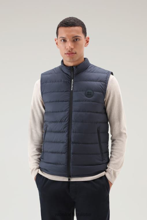 gilet de sundance rembourré et matelassé bleu melton vêtements Hommes Woolrich 2FX2J473
