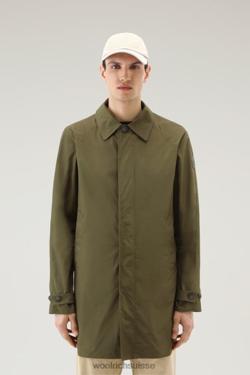 carcoat de ville en touche urbaine vert foncé vêtements Hommes Woolrich 2FX2J486