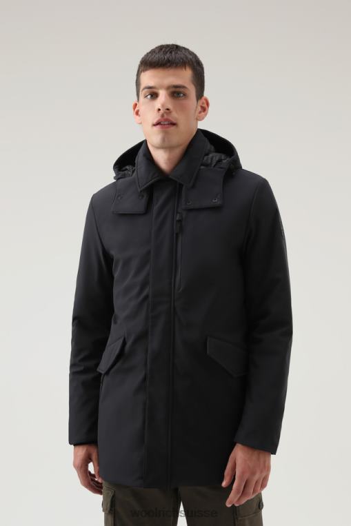 manteau softshell brouette mac noir vêtements Hommes Woolrich 2FX2J822
