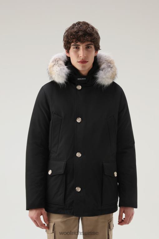 anorak arctique en tissu ramar avec fourrure amovible noir vêtements Hommes Woolrich 2FX2J849