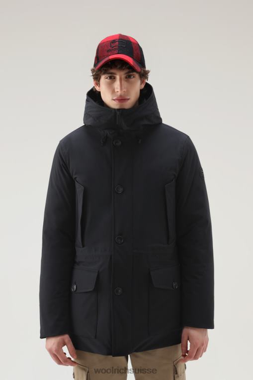 parka arctique en nylon stretch noir vêtements Hommes Woolrich 2FX2J818
