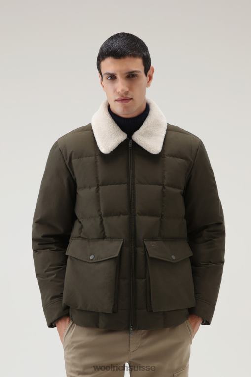 Blizzard - Duster - Veste matelassée en ramar écologique vert foncé vêtements Hommes Woolrich 2FX2J657
