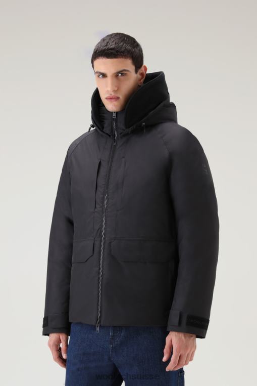 veste imperméable de montagne en pertex revolve noir vêtements Hommes Woolrich 2FX2J768