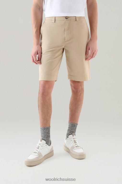 short chino teint en pièce 2 plage de sable vêtements Hommes Woolrich 2FX2J559