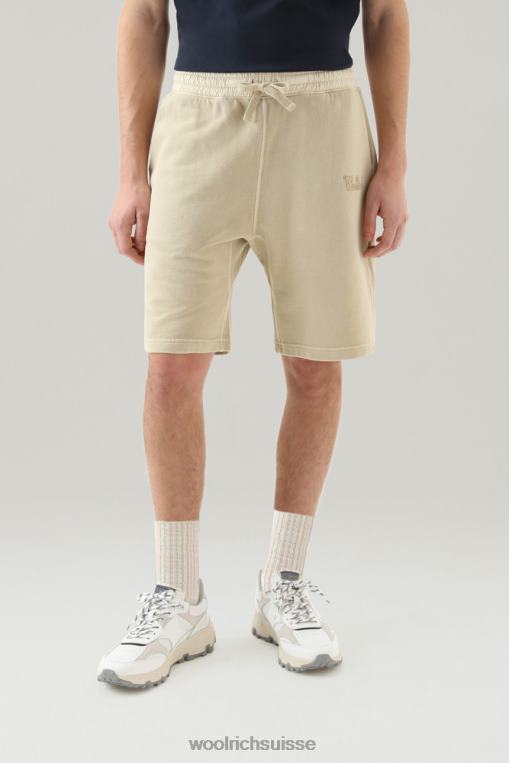 short en coton teint en pièce plage de sable vêtements Hommes Woolrich 2FX2J403