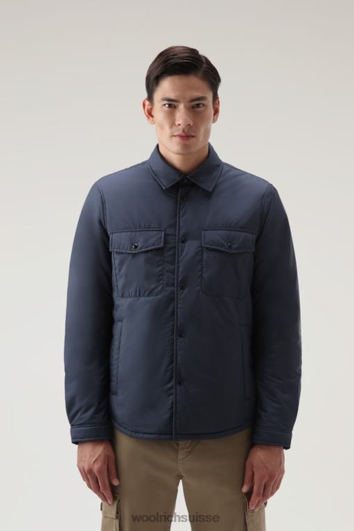 surchemise Alaskan en microfibre matelassée bleu melton vêtements Hommes Woolrich 2FX2J697