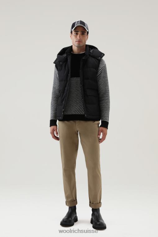 col rond unisexe avec motif à carreaux de buffle buffle blanc vêtements unisexe Woolrich 2FX2J298